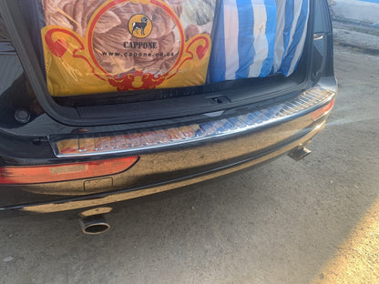 Rear Bumper Protector Carmos Stainless Steel for Audi Q5 2008-2017 - image 6