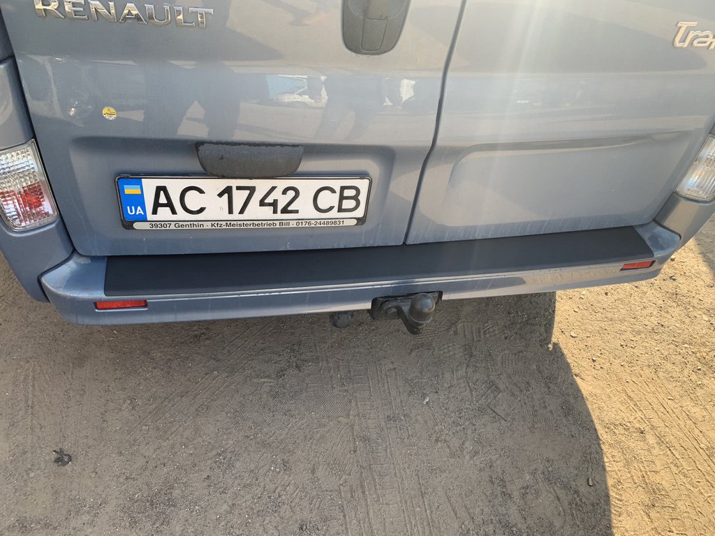 Rear bumper protector DDU (ABS) for Nissan Primastar 2002-2014 - image 9