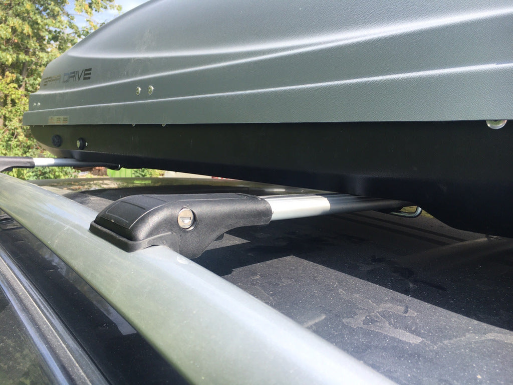 Crossed on turnkey rails WingBar V1 (2 pcs) for Citroen Berlingo 2008-2018 - image 3