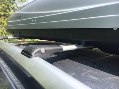 Crossed on turnkey rails WingBar V1 (2 pcs) for Citroen Berlingo 2008-2018 - image 3
