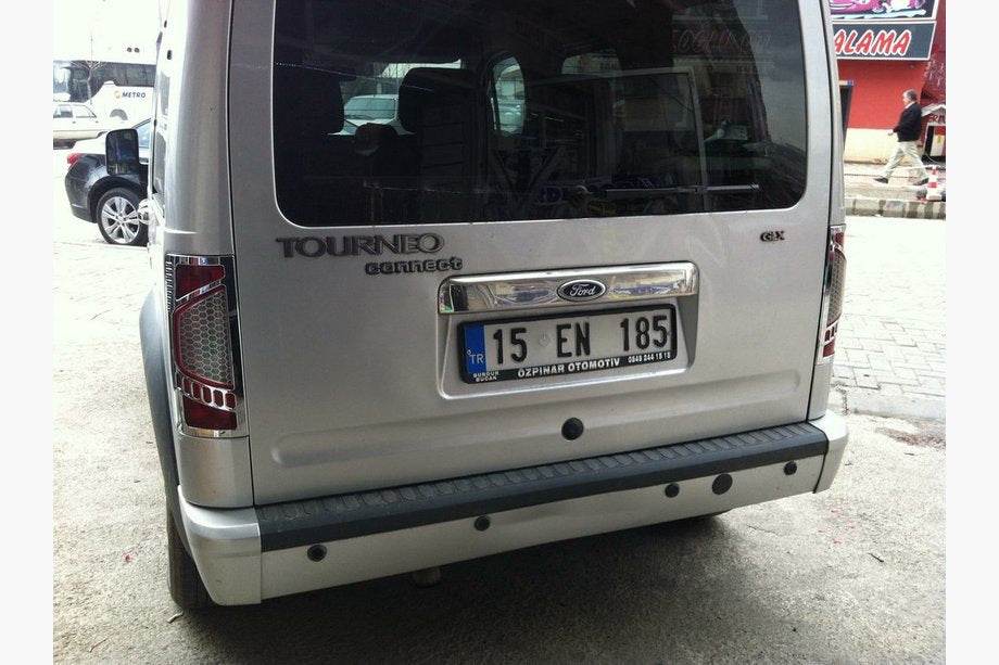 Trim above the number (stainless steel.) for Ford Transit 2000-2014 - Reelken Auto
