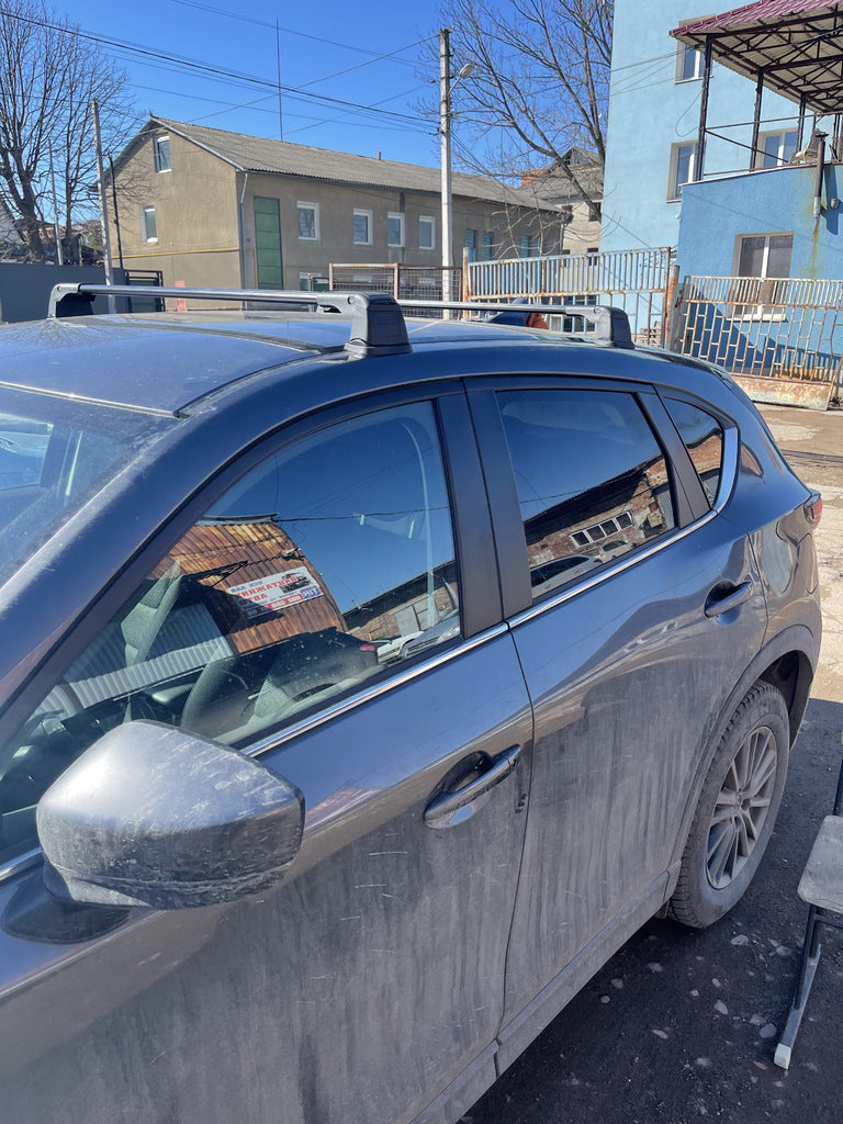 Roof rack for original mounting points (2 pcs, aluminum) for Mazda CX-5 2017- - image 2