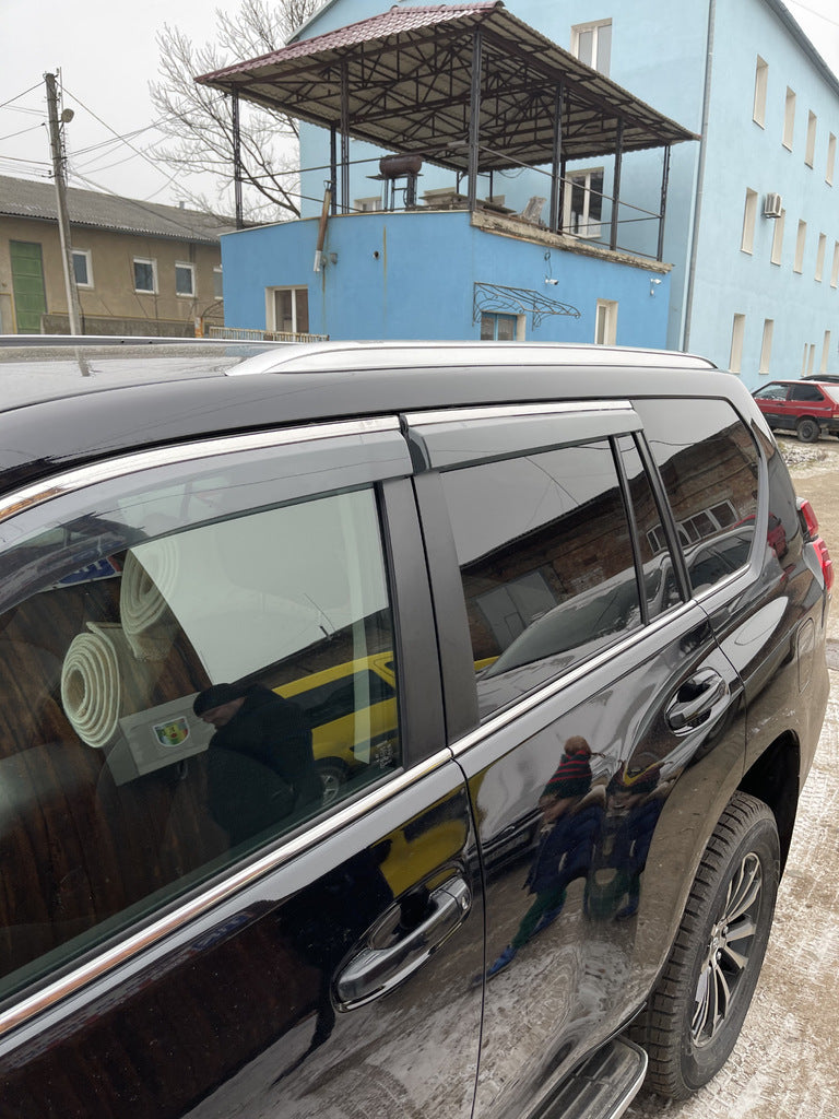 Roof Rails Lexus Design (2 pcs, grey) for Toyota Land Cruiser Prado 150 2009-2023 - image 9