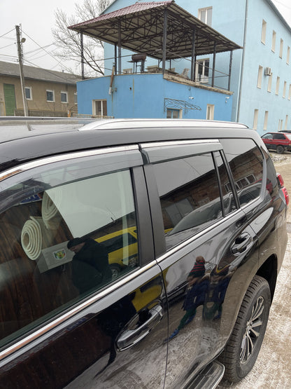 Roof Rails Lexus Design (2 pcs, grey) for Toyota Land Cruiser Prado 150 2009-2023 - image 9