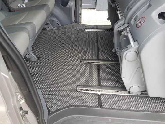 EVA V2 floor mats (Pick-up only, full interior, black) for Mercedes Vito W639 2004-2014 - Reelken Auto