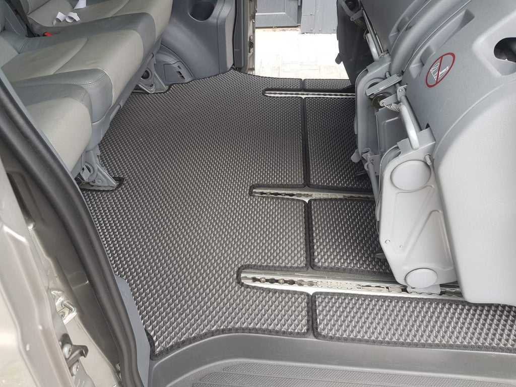 EVA V2 Floor Mats (Pickup Only, Full Set, Black) for Mercedes Vito W639 2004-2014 - image 1