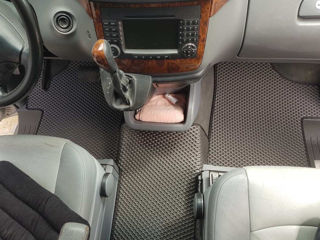EVA V2 Floor Mats (Pickup Only, Full Set, Black) for Mercedes Vito W639 2004-2014 - image 11