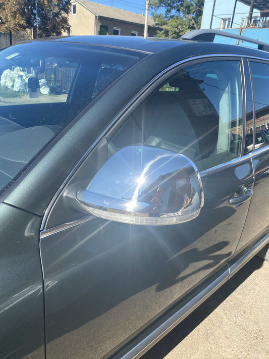 Covers for mirrors 2007-2010 ( 2 PCs, stainless steel) for Volkswagen Touareg 2002-2010 - image 2