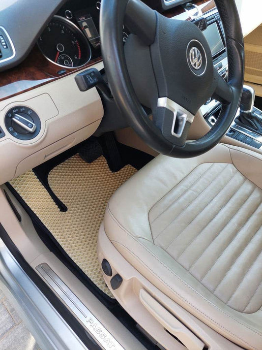 EVA mats (EU, Beige) for Volkswagen Passat B7 2012-2015 - Reelken Auto