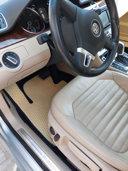 EVA Floor Mats (EU, Beige) for Volkswagen Passat B7 2012-2015 - image 1