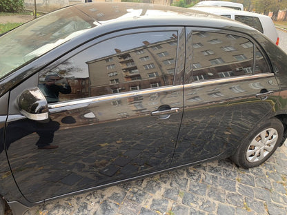 The outer edging of the glass (4 pieces, stainless steel) for Toyota Corolla 2007-2013 - image 3