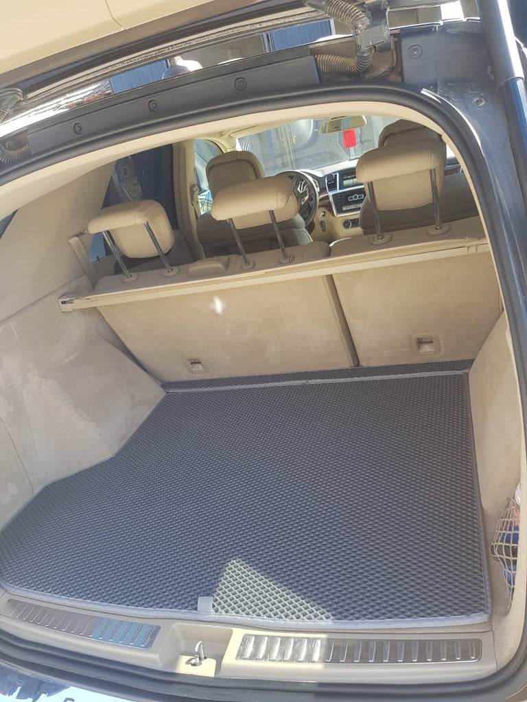 Trunk mat (EVA, black) for Mercedes GLE/ML class W166 - Reelken Auto