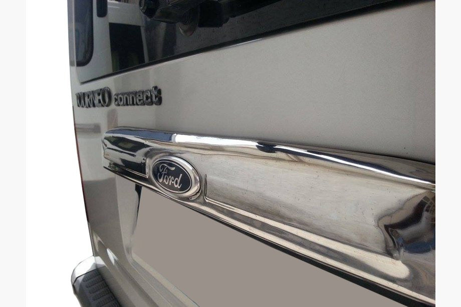 Chrome trim above license plate (stainless steel) for Ford Transit 2000-2014 - image 1