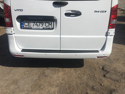 Cover on the rear bumper DDU (ABS) for Mercedes Vito / V-class W447 2014↗ year - Reelken Auto