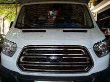 Chrome Grille Covers (2014-2018, 3 pcs, Stainless Steel) for Ford Transit 2014- - image 2