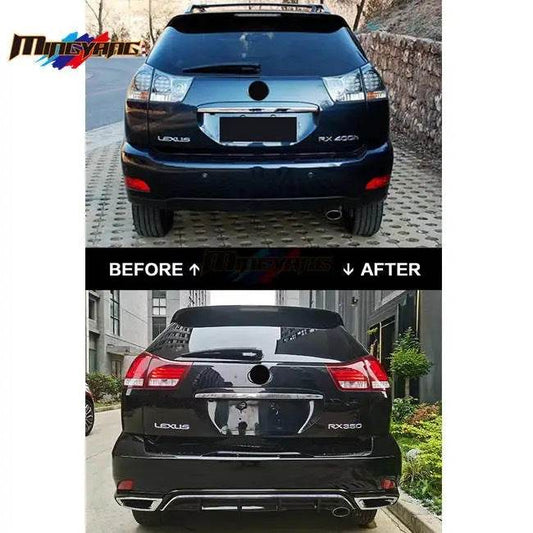 Restyling kit in 2021 (bumper, headlights, feet) for Lexus RX 2003-2009 - Reelken Auto