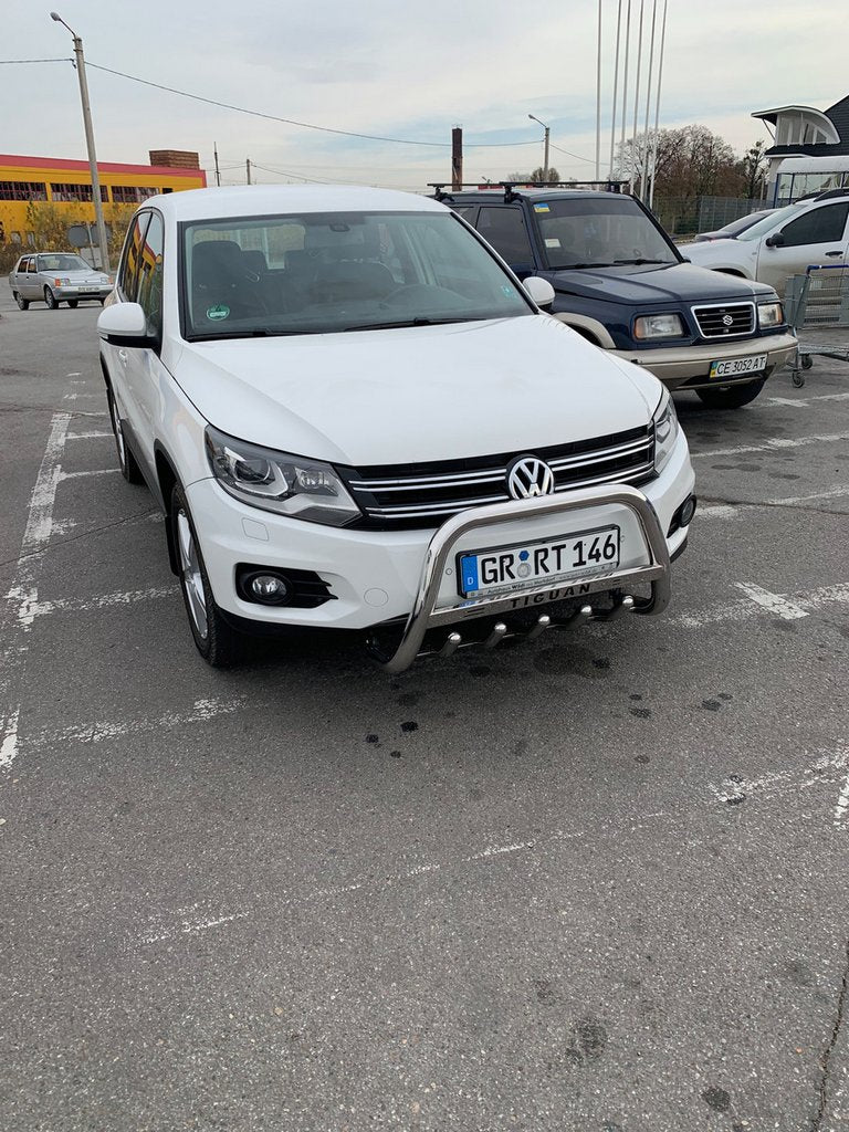 The WT003 bumper guard (stainless) for Volkswagen Tiguan 2007-2016 - image 5
