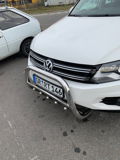 The WT003 bumper guard (stainless) for Volkswagen Tiguan 2007-2016 - image 6