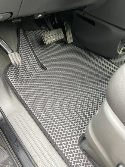 Floor mats (3 rows, EVA, Black) for Chrysler Voyager 2001-2007 - image 3