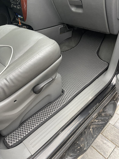 Floor mats (3 rows, EVA, Black) for Chrysler Voyager 2001-2007 - image 9