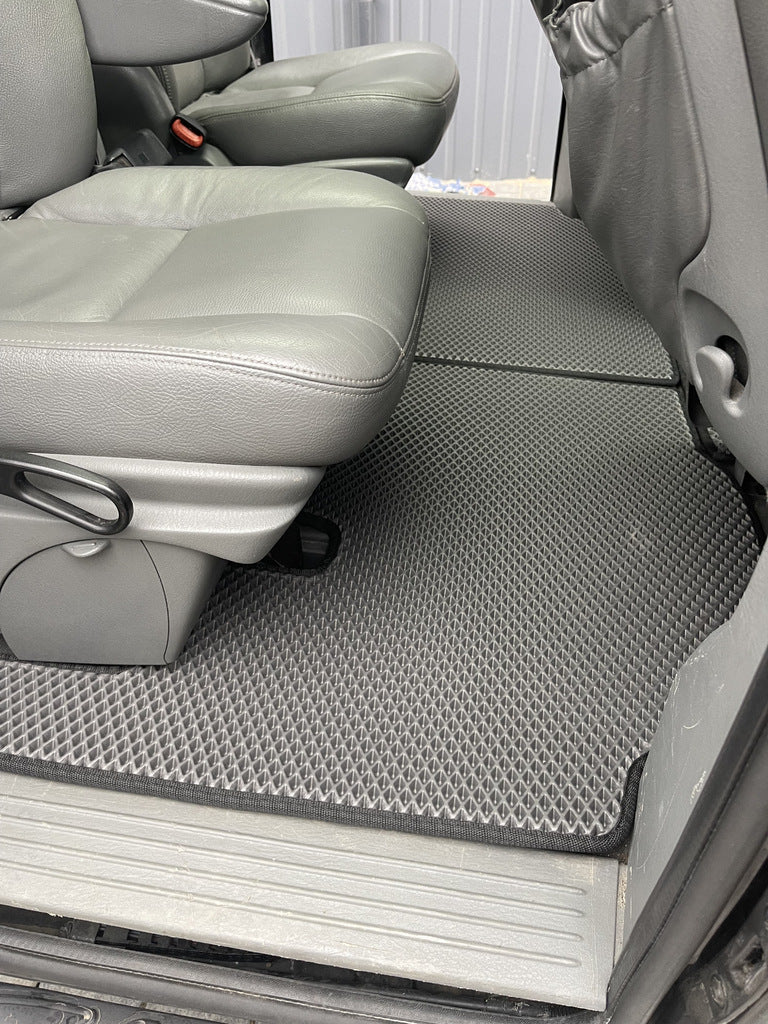Floor mats (3 rows, EVA, Black) for Chrysler Voyager 2001-2007 - image 6