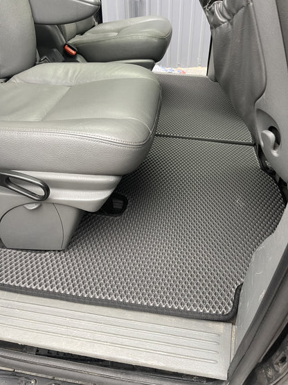 Floor mats (3 rows, EVA, Black) for Chrysler Voyager 2001-2007 - image 6