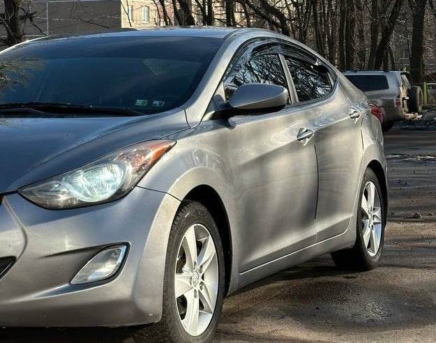 Windbreakers (4 pcs, Sunplex Sport) for Hyundai Elantra (MD/UD) 2011-2015 - Reelken Auto
