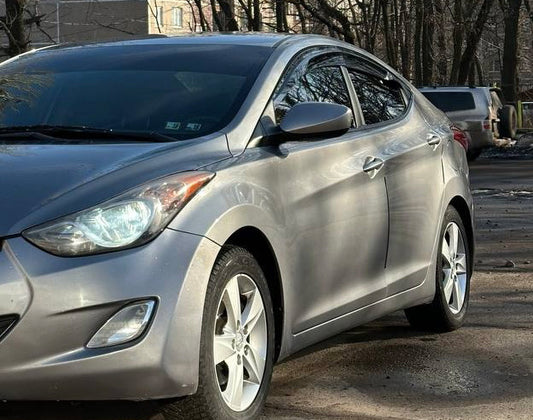 Window Deflectors (4 pcs, Sunplex Sport) for Hyundai Elantra (MD/UD) 2011-2015 - image 1