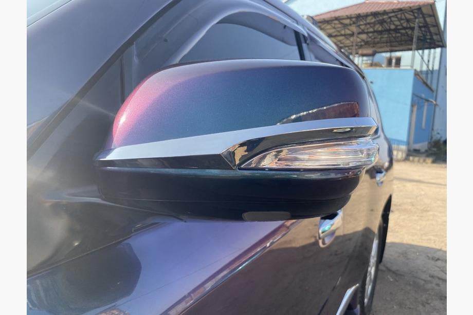 Strips on mirrors (2 piece, chrome) for Toyota Land Cruiser Prado 150 - Reelken Auto
