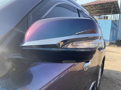 Mirror strips 2012-2021 (2 pcs, chrome) for Lexus LX570/450d - Reelken Auto