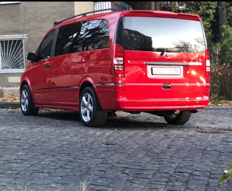 Spoiler anatomist (for painting) for Mercedes Vito W639 2004-2014 - Reelken Auto