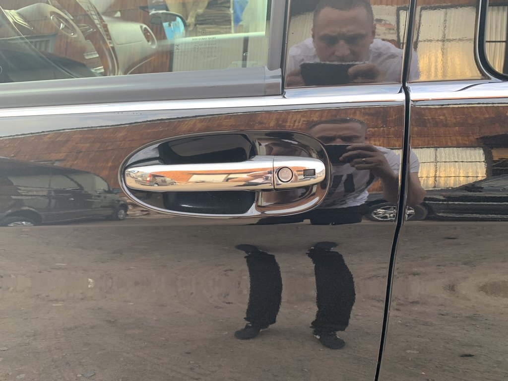 Chrome Door Handle Covers (4 pcs, Stainless Steel) for Mercedes Vito/V-class W447 2014- - image 4