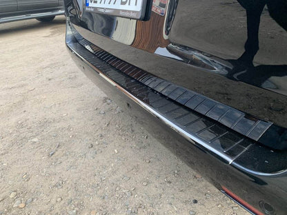 Rear bumper OmsaLine Black Chrome (stainless) for Mercedes Vito / V-class W447 2014↗ year - Reelken Auto