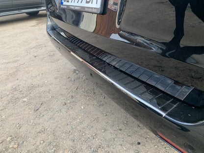 Rear Bumper Protector OmsaLine Black Chrome (Stainless Steel) for Mercedes Vito/V-class W447 2014- - image 5
