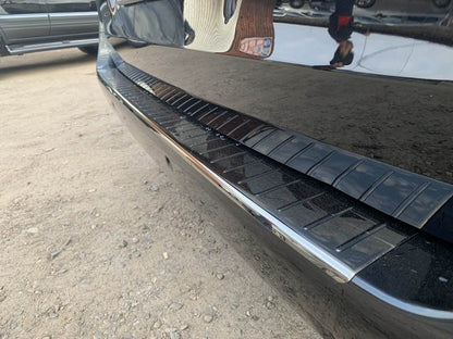 Rear bumper OmsaLine Black Chrome (stainless) for Mercedes Vito / V-class W447 2014↗ year - Reelken Auto