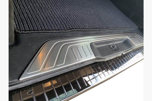 Cover on the rear threshold Carmos (stainless steel) for Mercedes Vito / V-class W447 2014↗ year - Reelken Auto