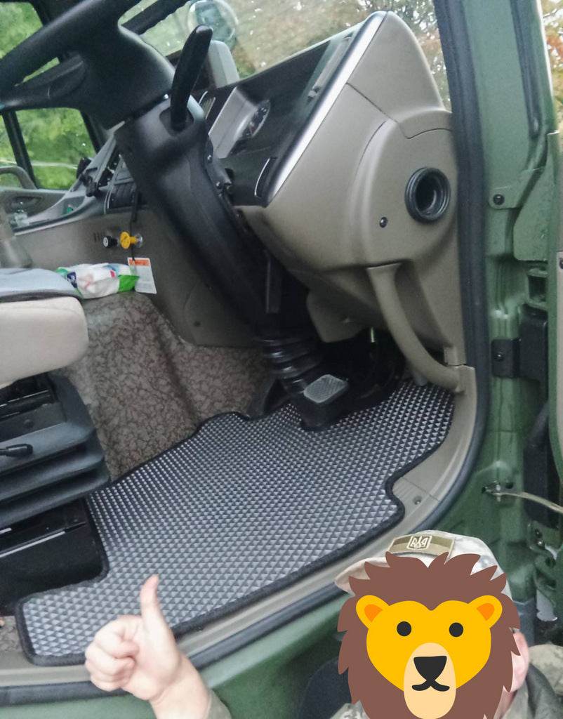 EVA mats only for ZSU (black) for Daewoo Novus - Reelken Auto