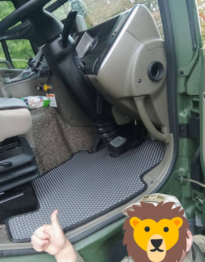 EVA floor mats only for military vehicles (black) for Daewoo Novus - image 3