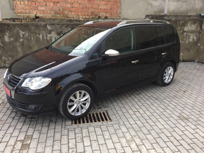 Covers for mirrors (2 pcs, stainless steel) for Volkswagen Touran 2010-2015 - image 5
