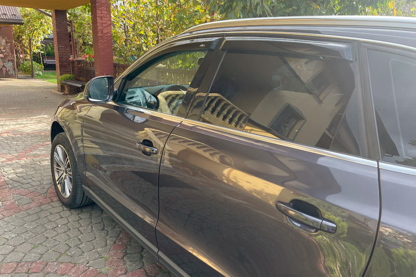 Window Deflectors (4 pcs, HIC) for Audi Q5 2008-2017 - image 1