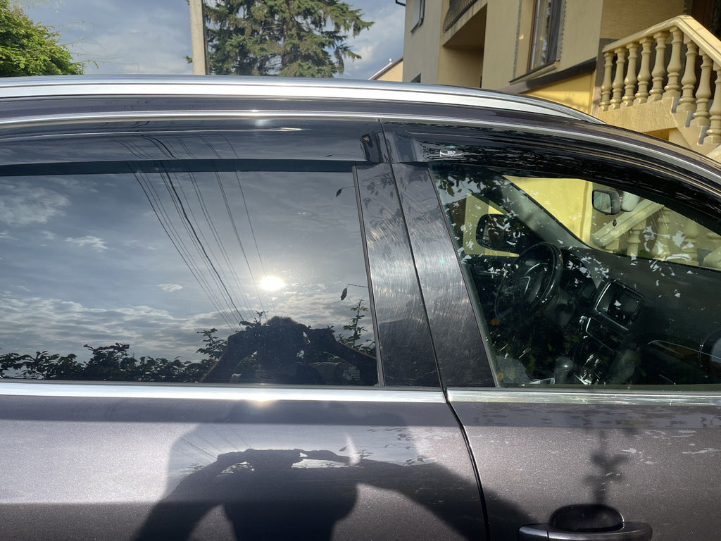 Window Deflectors (4 pcs, HIC) for Audi Q5 2008-2017 - image 2