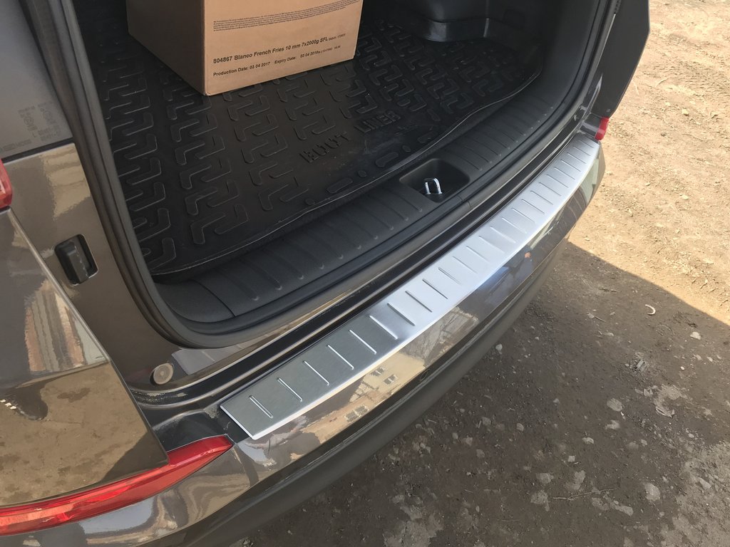 Rear bumper protector OmsaLine 2016-2018 stainless steel for Hyundai Tucson TL 2016-2021 - image 2