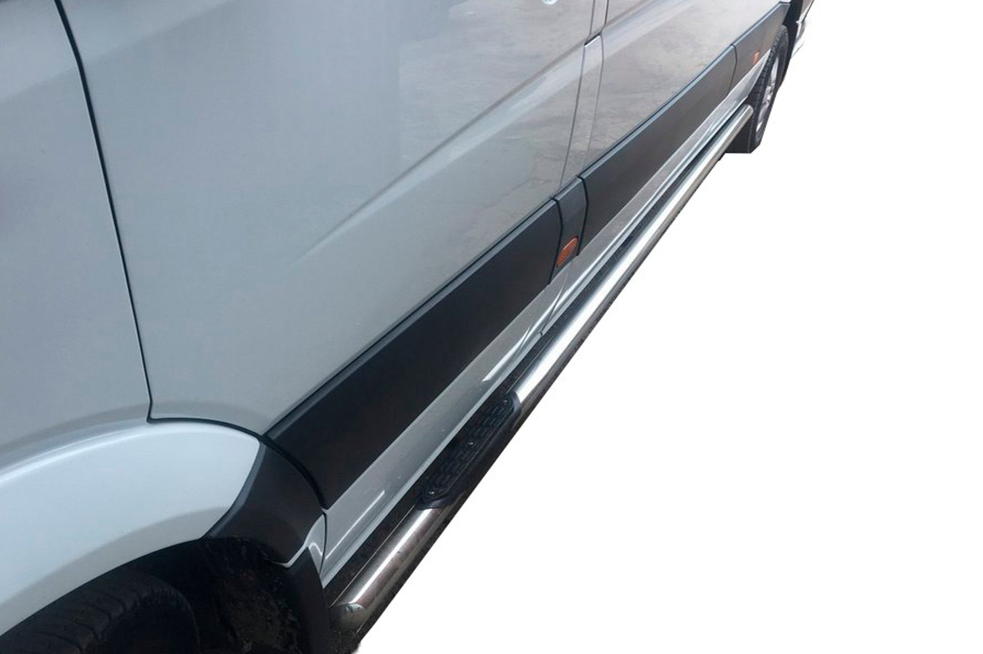 Side Pipes (2 pcs, Stainless Steel) for Mercedes Sprinter W906 2006-2018 - image 2