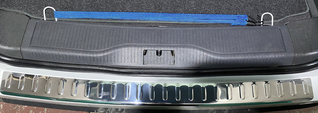 Cover on the rear bumper Carmos V2 (stainless steel) for Opel Zafira B 2005-2011 - image 1