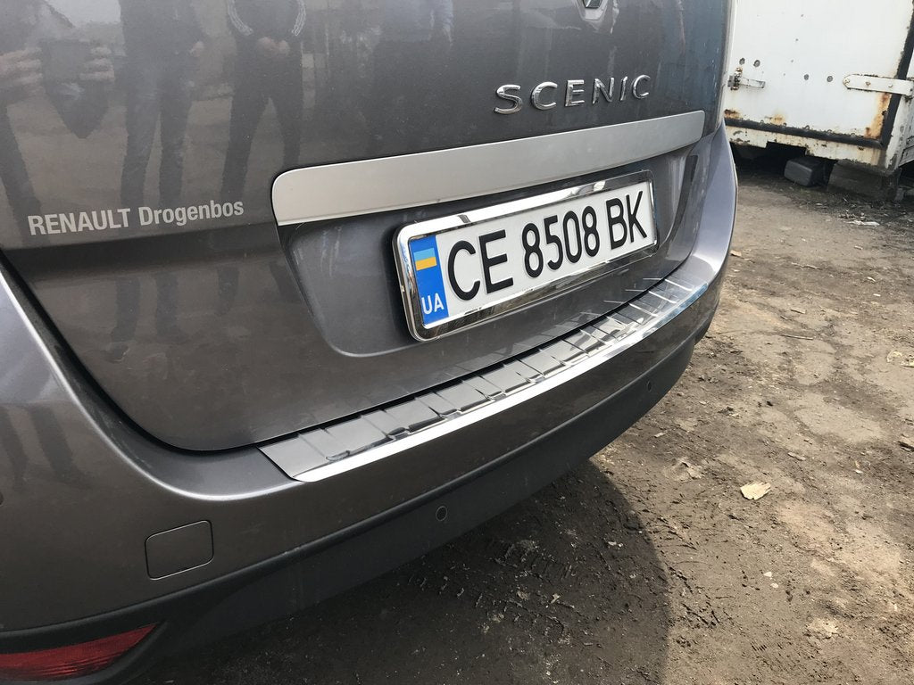 Rear Bumper Protector Carmos (Grand, Stainless Steel) for Renault Scenic/Grand 2009-2016 - image 6