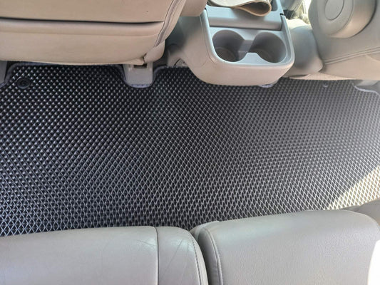 Floor mats (3 rows, EVA, Black) for Honda Odyssey 2010–2017 - image 2