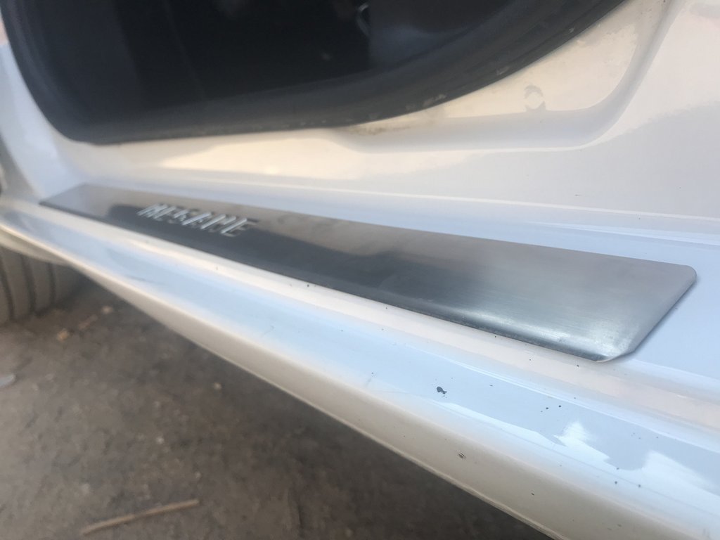 Door Sill Protectors OmsaLine (4 pcs, Stainless Steel) for Renault Megane III 2009-2016 - image 5