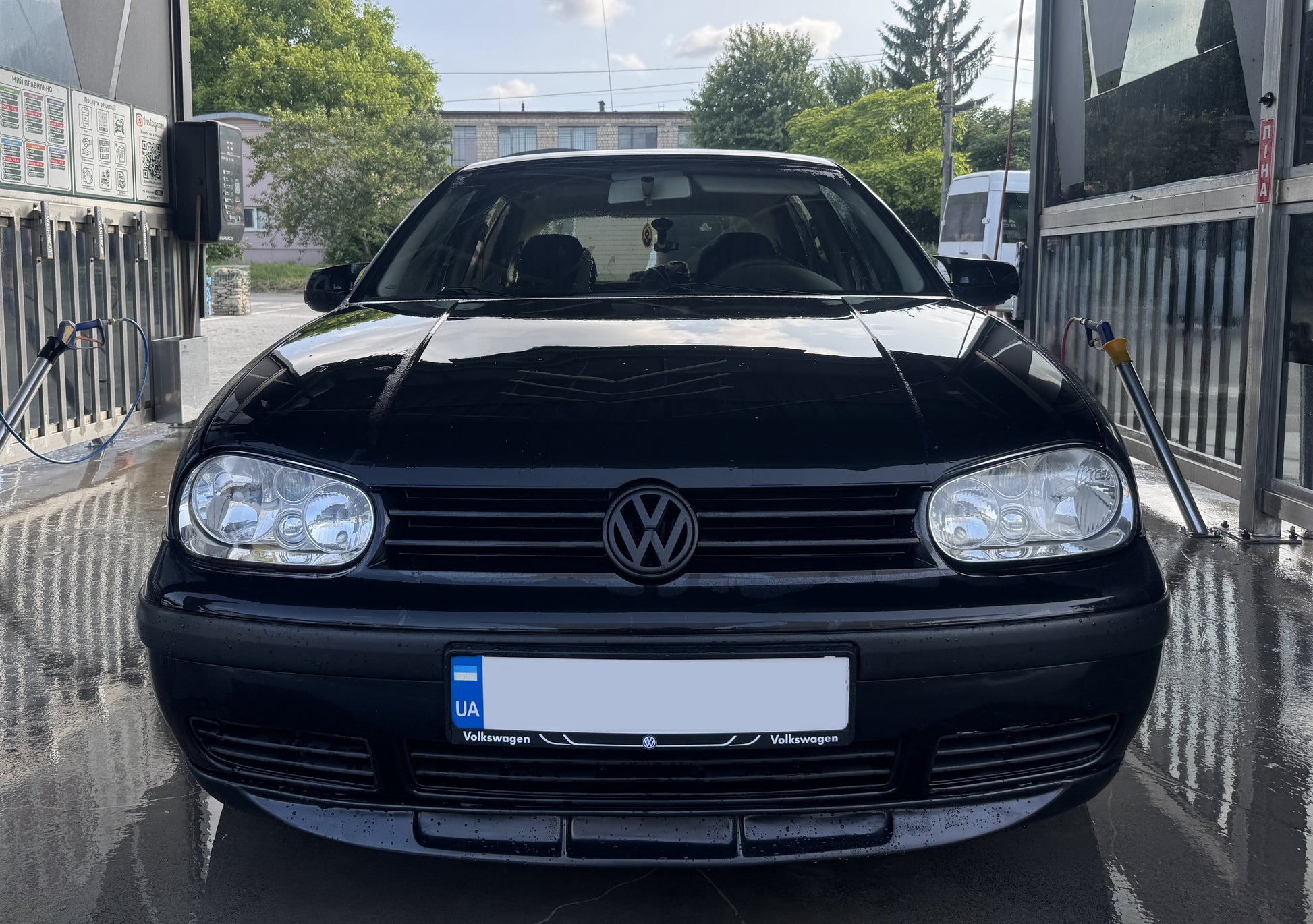 Front lip DPT (matte black) for Volkswagen Golf 4 1997-2006 - image 5