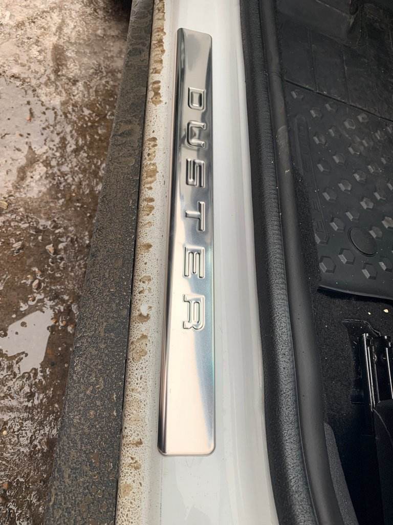 Door sills OmsaLine (4 pieces, stainless steel.) for Dacia Duster 2008-2018 - Reelken Auto