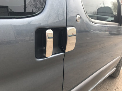 Chrome Door Handle Covers (Stainless Steel) for Citroen Berlingo 1996-2008 - image 5